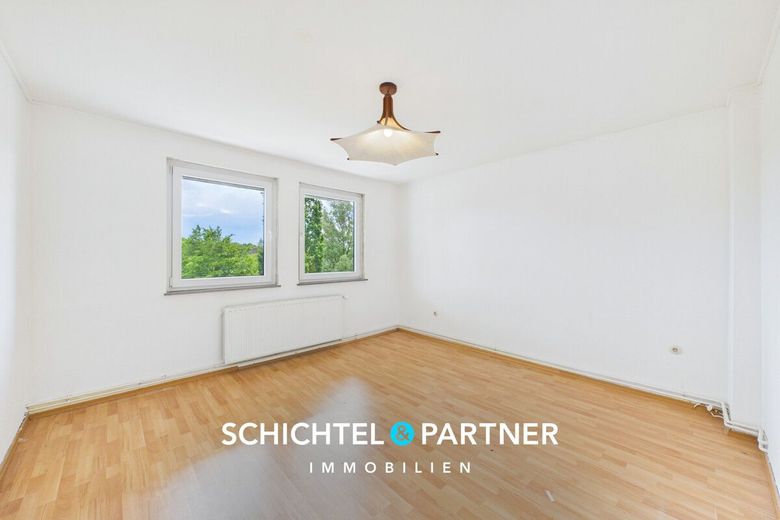 Burglesum | Sofort bezugsfreie 3-Zimmer-Wohnung mit Süd-Balkon – S&amp;P | Schlafzimmer
