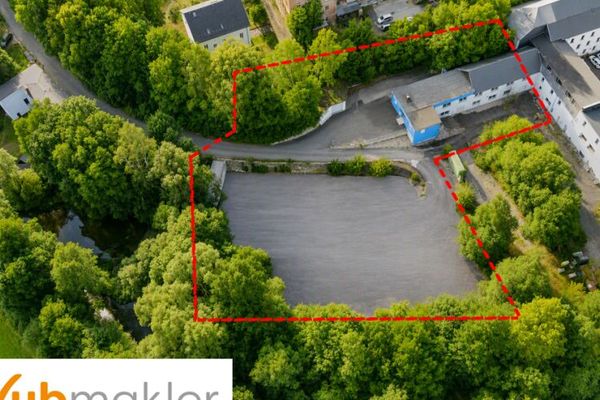 6 618 м² коммерческий земельный участок — действующая коммерческая площадка в Хофе с существующим зданием — § 34 Градостроительного кодекса Германии