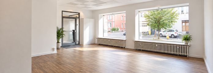 Büro / Praxis / Laden mit Lager zentral in Lörrach zu verkaufen – Laden / Büro & Schaufenster