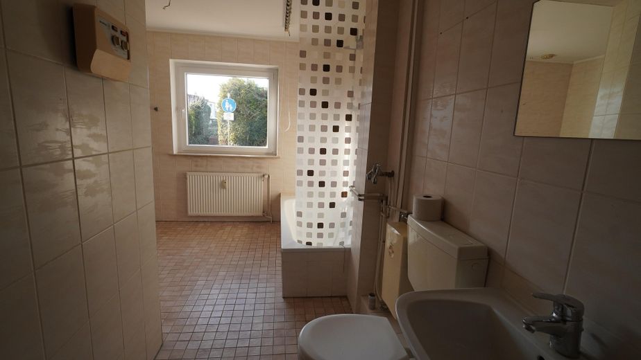 Piękne 2-pokojowe mieszkanie na parterze w Bad Oldesloe – Badezimmer 