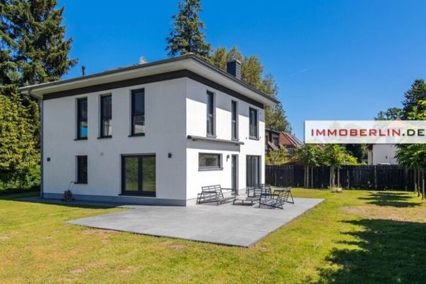 IMMOBERLIN.DE - Architettura moderna con giardino a sud-ovest su terreno divisibile vicino alla Havel