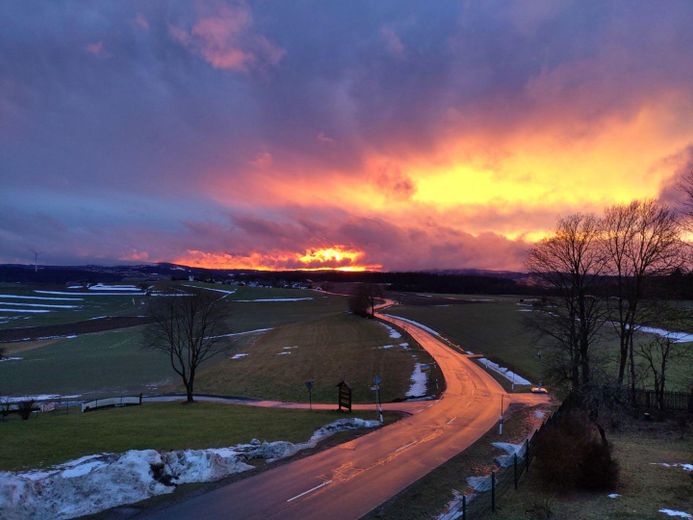 Idyllisch Wohnen mit freiem Blick ins Grüne – Faszination Winter
