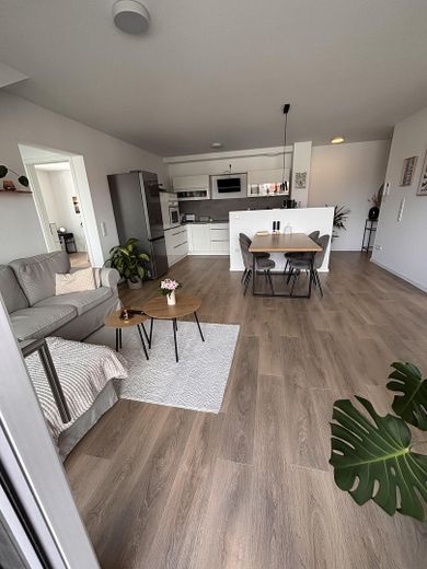 Zuhause heute- Moderner und energieeffizienter Neubau (KfW40) 3-Zimmer-Wohnung – Wohn-Essbereich