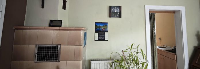 Wohnzimmer unten, kl. Küche