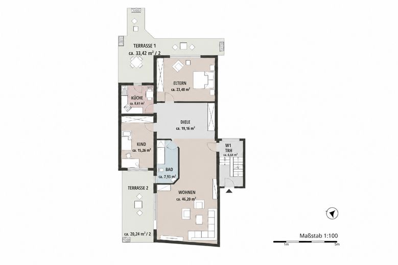 Grundriss Wohnung