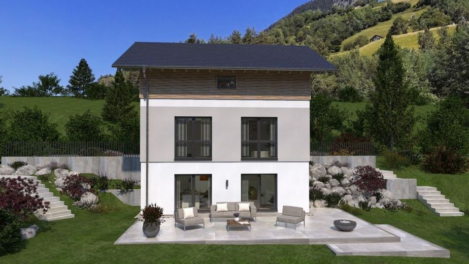 DAĞDA ÖZEL KOŞULLAR İÇİN BİR EV – Ansicht Garten