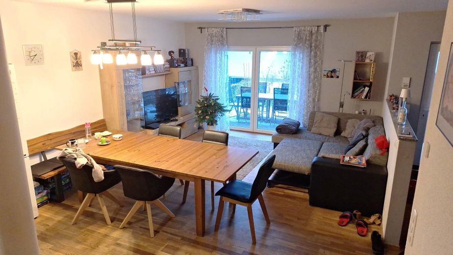 Wohnzimmer Richtung Terrasse