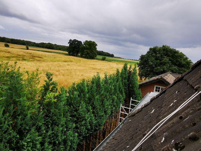 Blick ins freie Land
