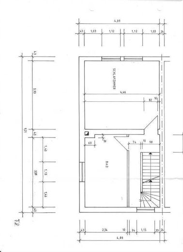 Charmantes Einfamilien-Endreihenhaus mit Garten in stadtnaher und ruhiger Lage – 1.OG Grundriss