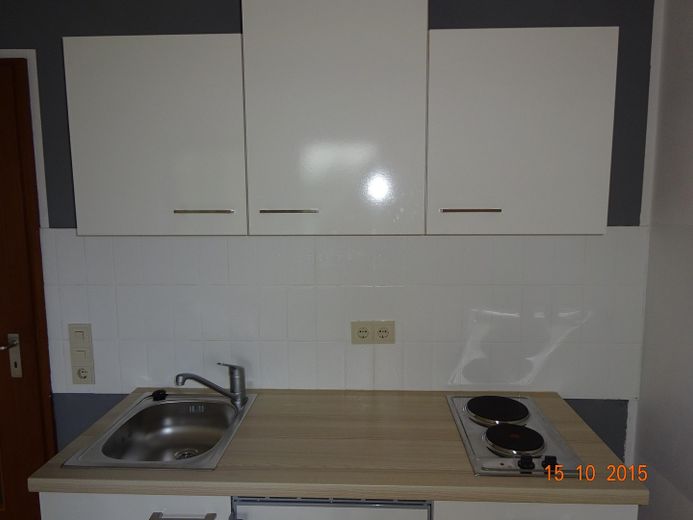 1-kamerappartement met balkon – Küche