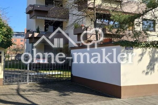 Möblierte 2 Zimmer-Wohnung mit Balkon in Nürnberg Maxfeld direkt am Stadtpark