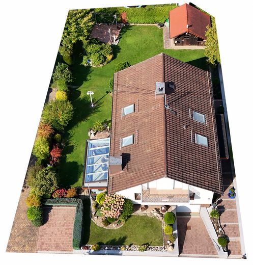 Draufsicht von Vorderseite