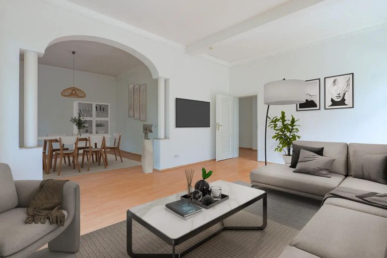 PROVISIONSFREI (Privatverkauf): Große 4-Zimmer-Wohnung in historischen Villa am Naturschutzgebiet – Foto 1