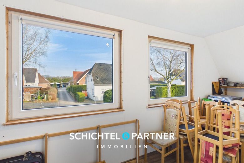 Hambergen | Freistehendes Einfamilienhaus mit Kamin und großem Grundstück – S&amp;P | Arbeitszimmer
