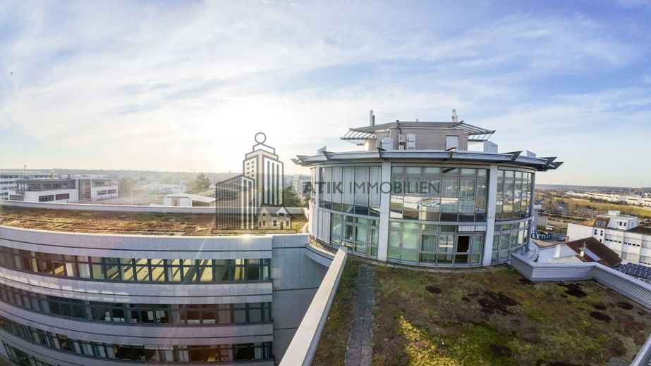 ATIK: Moderne, repräsentative Büroflächen im begehrten Partner-Port Walldorf – Drohnenaufnahme
