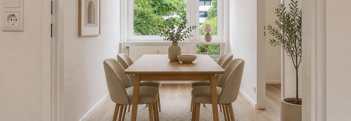 Frisch renovierte 3-Zi-Whg in gepflegter Wohnanlage - provisionsfrei! – Essdiele