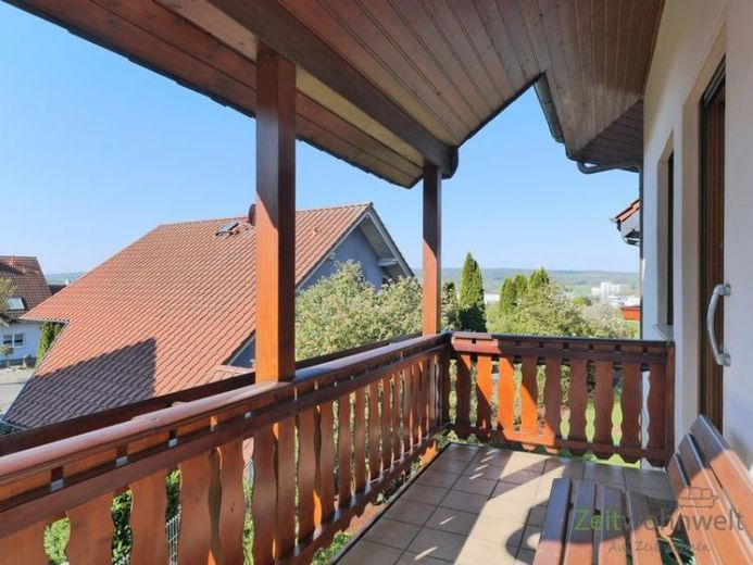 (EF1380_M) Fulda: Hünfeld, furnished annex with separate entrance, marble floors, underfloor heating, balcony, service – Photo 1