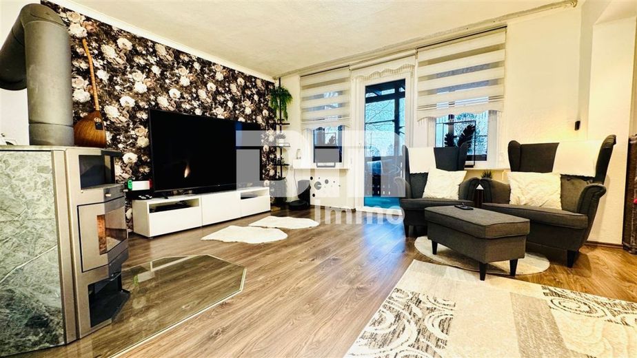 EG Wohn / Esszimmer / Küche offen - Zugang Balkon