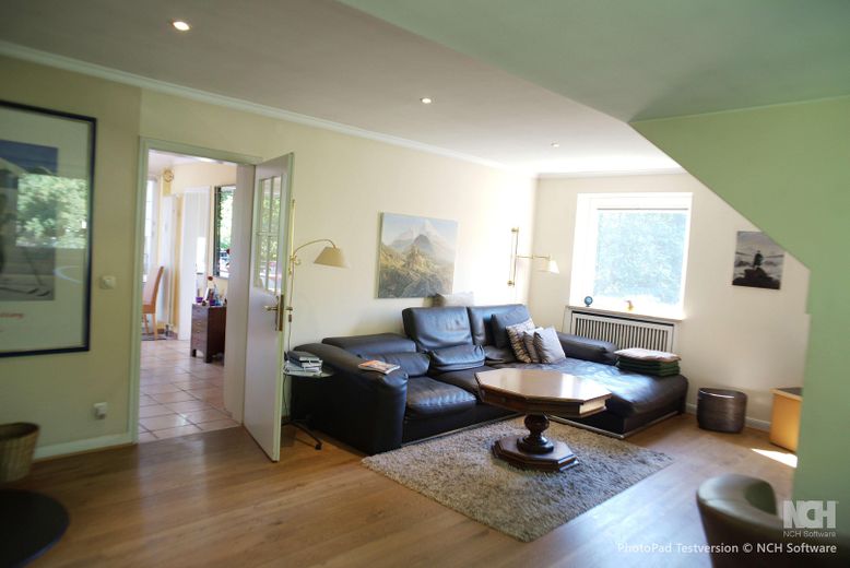 Wohnzimmer Blick Tür