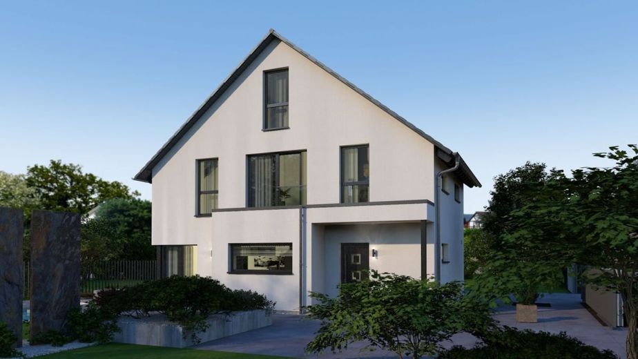 DOM O DOJRZAŁEJ ARCHITEKTONICZNIE I FUNKCJONALNEJ KONSTRUKCJI – Ansicht Eingang