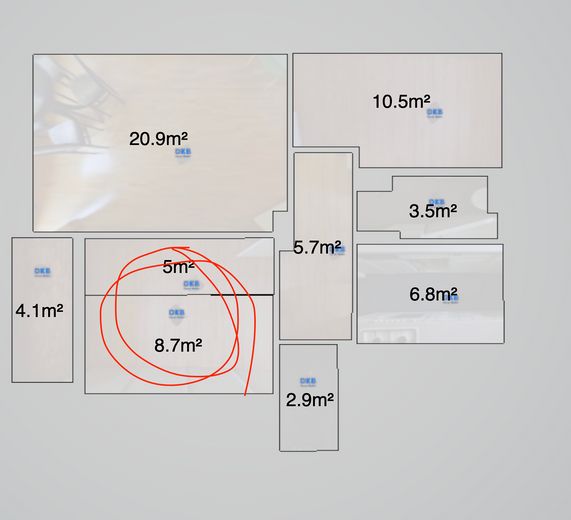 WG Zimmer/ Cozy room in shared Apartment near U8 – Your room (no wall in between)