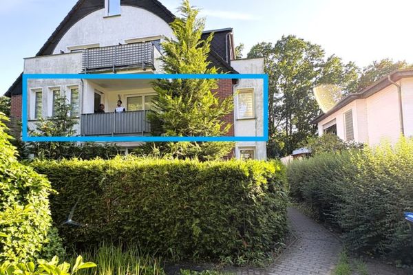 Helle 2‑Zimmer‑Wohnung mit Balkon im 1. OG, ruhig im Grünen, S‑Bahn nah, 1997er Wohnanlage