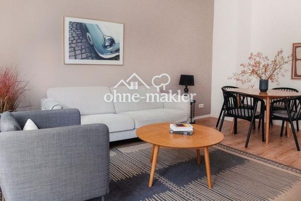 ¡Sin comisión! Hogar en Charlottenburg: luminoso piso de 3 habitaciones con balcón, cocina equipada y ascensor