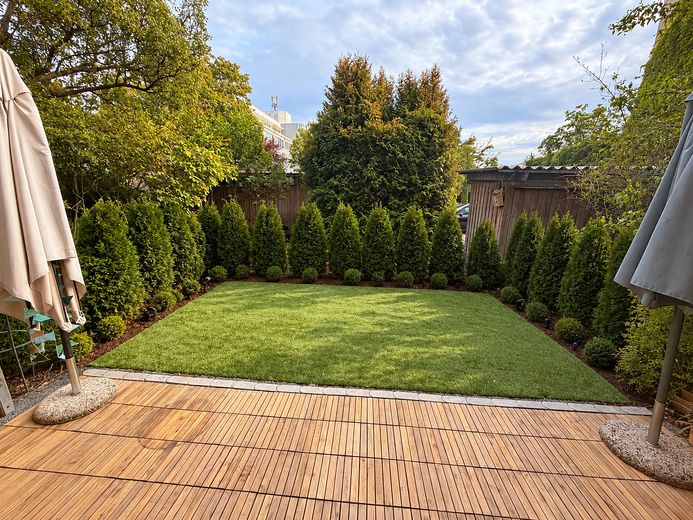 Modern teras daire – Garten