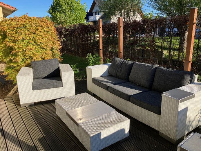 236 m² woonoppervlak, zelfstandige woning & 735 m² perceel – royaal huis in Wolfsburg-Kästorf – Terrasse