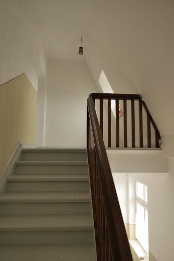 Loft+Wohnung+Dachrohling+Garten in Sagard/ Rügen – Teppe zum Dachboden
