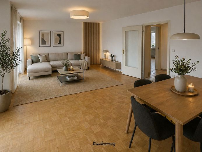 Wohnzimmer 2 - Visualisierung