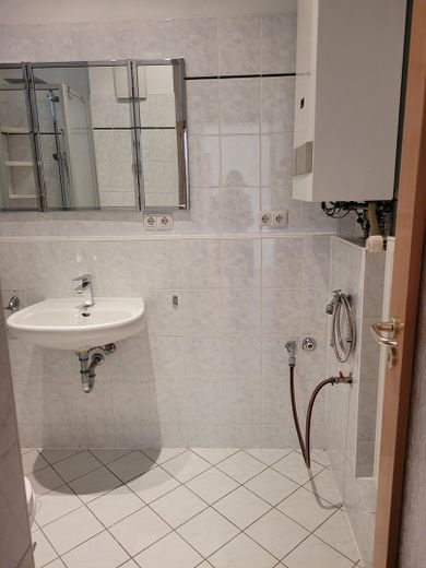 Bad mit Etagenheizung