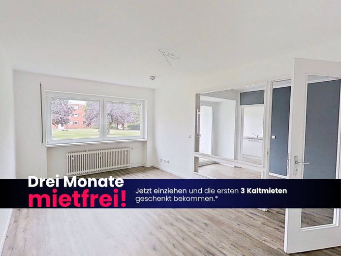 **Bis zu 3 NKM FREI** Charmante 3-Zimmer-Erdgeschosswohnung mit LOGGIA und EBK – Foto 2