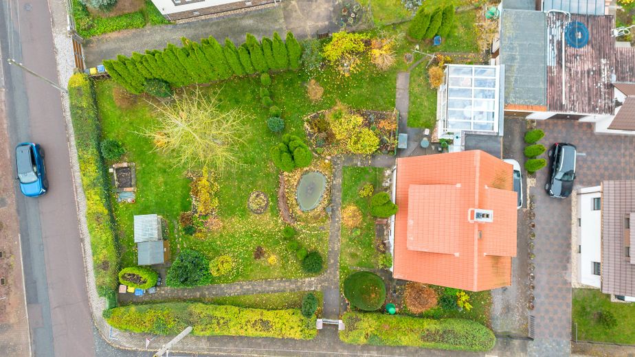 Grundstück von oben