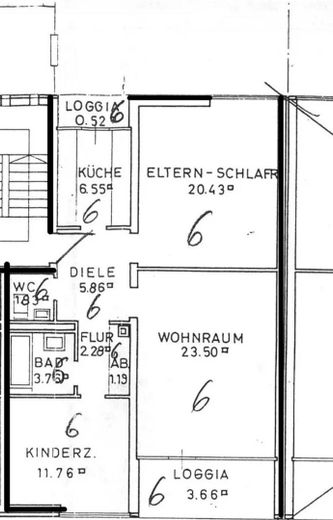 3 Zimmer Wohnung mit 2 Balkonen in Mörsenbroich – Foto 12