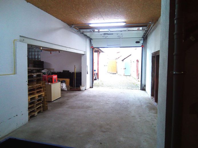 Teil der Halle Innenansicht