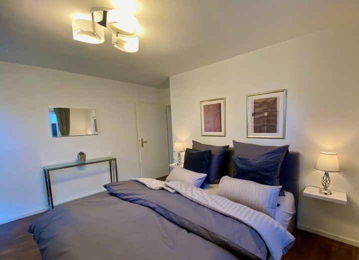 Top Möbliert / Fully furnished: Elegante 3-Zi-Gartenwohung, WLAN, Home Office, TG-Stellplatz – Foto 8