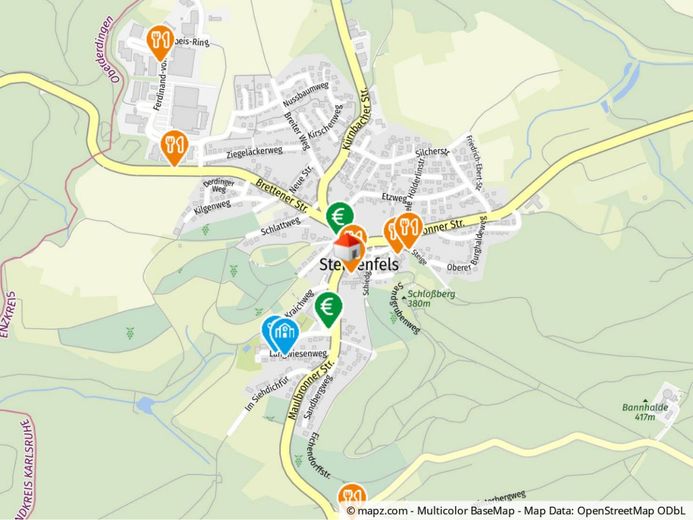 Geolyzer Kartenausschnitt