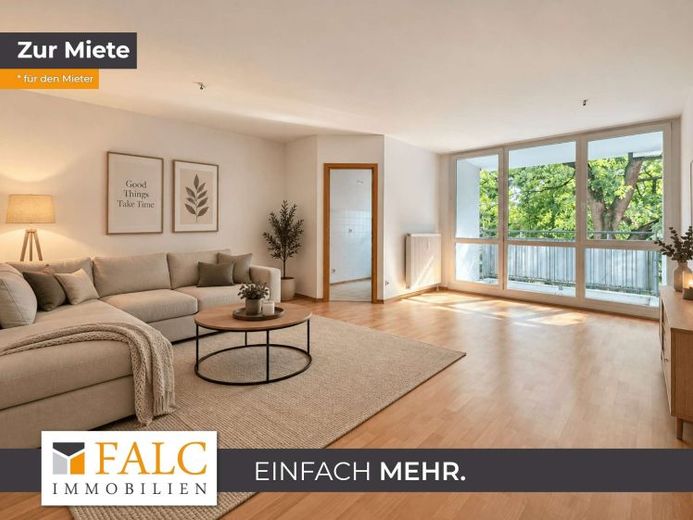 **مساحة سكنية واسعة، شرفة وموقف سيارات**- FALC IMMOBILIEN – الصورة 1