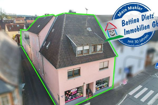 DIETZ: Edificio residenziale e commerciale affittato (362 mq): 4 unità abitative, 2 locali commerciali e cantina a volta!