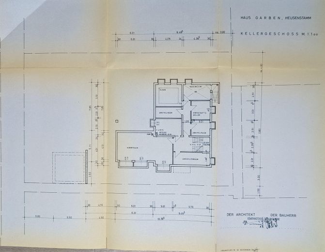 Guter Preis - 777m² Grund, Bungalow, Vollkeller, Garage in Bestlage Stadt Heusenstamm, ruhig gelegen – KG Raumplan