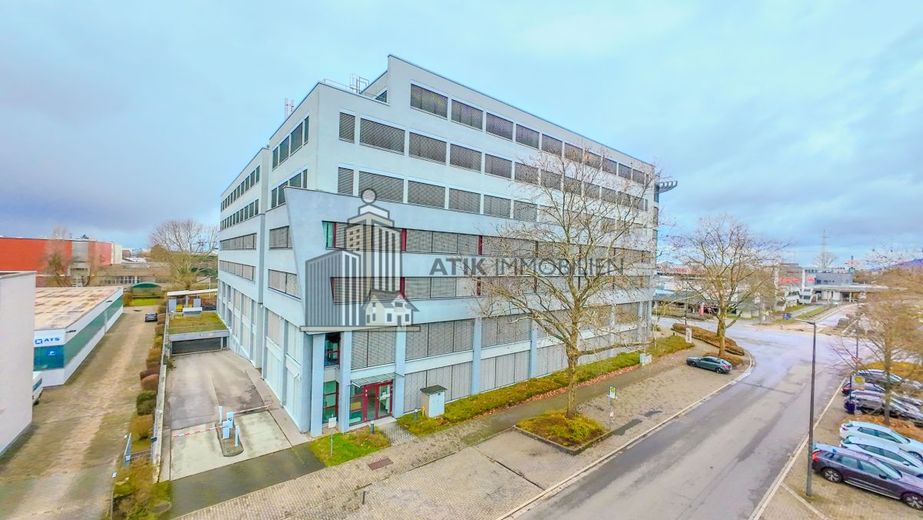 ATIK: Flexible Büroflächen in zentraler Lage mit exzellenter Verkehrsanbindung - provisionsfrei – Drohnenaufnahme