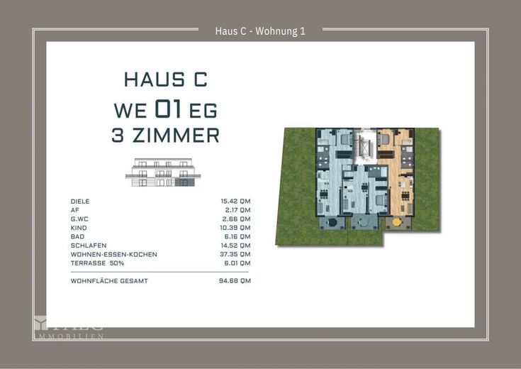Altstadt- Stausee- Kettwig- AFA 5 % + Sonderabschreibung 5 % – Grundriss