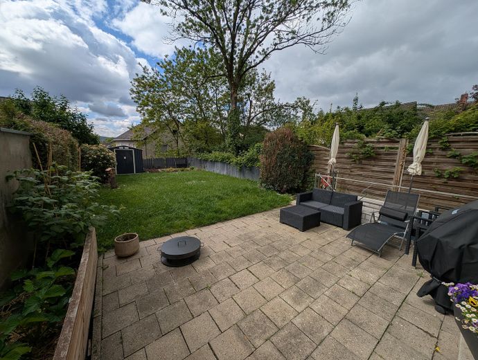 Sonniges Südhaus mit Garten provisionsfrei + bezugsfertig auf dem Harkortberg in Alt-Wetter – Terrasse