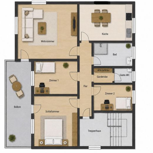 Erstbezug nach Kernsanierung - großzügige 4-Zimmer-Wohnung in Baiersdorf-Wellerstadt zu vermieten – Foto 1