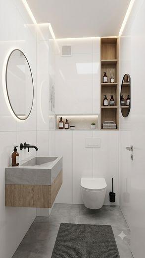 Preis verhandelbar: Helle, kurzfristig bezugsfreie 4,5-Zi.-Wohnung in Top-Lage von Laupheim-Süd – WC Gestaltungsbeispiel