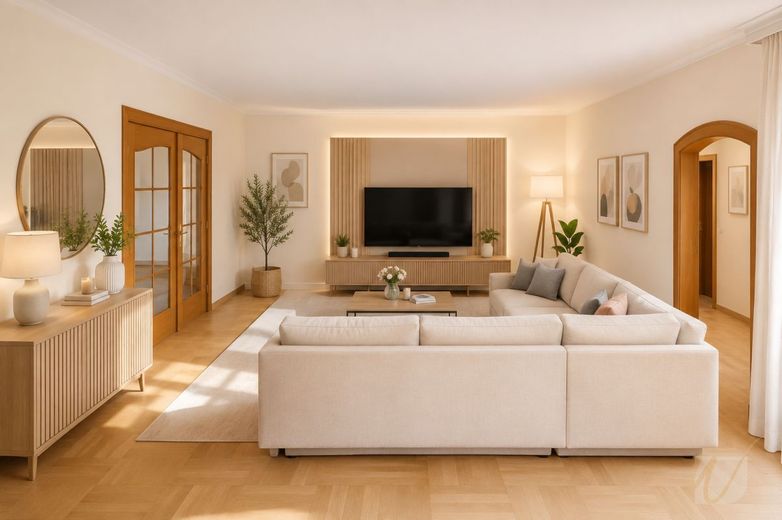 184 m² Wohnfläche, 715 m² Grundstück, Garten &amp; Terrasse - Ihr neues Familienzuhause – Wohnzimmer