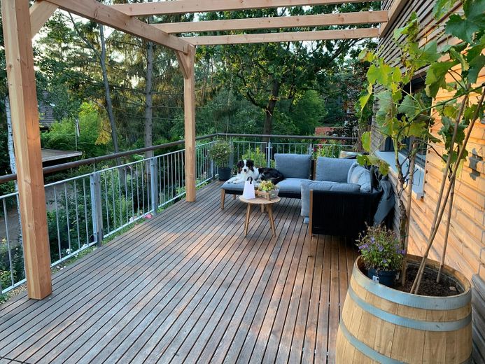 Holzterrasse
