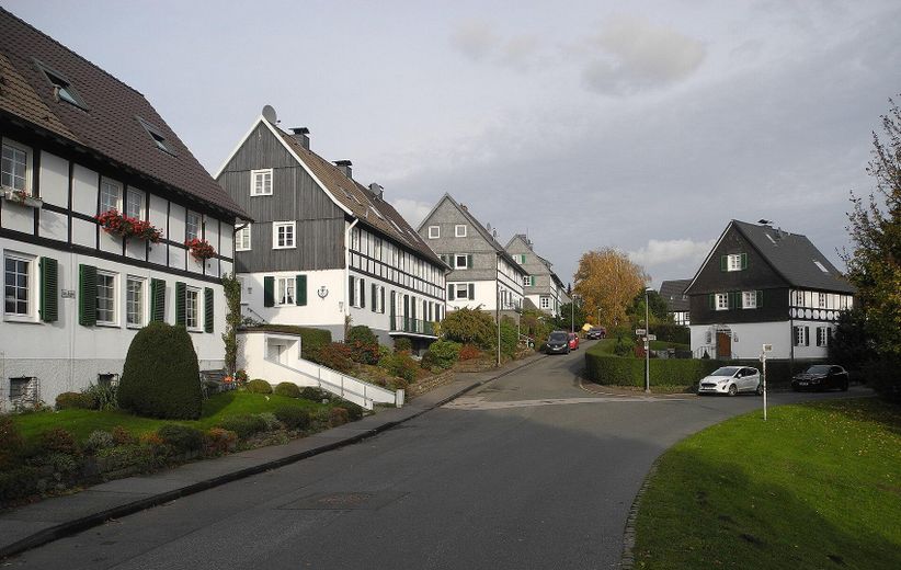 Eine Siedler-Idylle auf Hatzfeld – Ansicht Lotte-Neumann-Siedlung