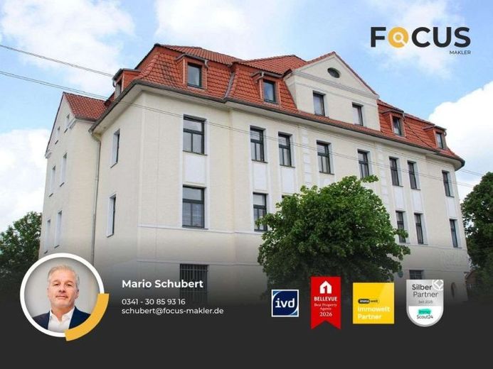 Lindenthal - helle und günstige 4-Raumwohnung mit Tageslichtbad, Wanne und Stellplatzmöglichkeit – Foto 1